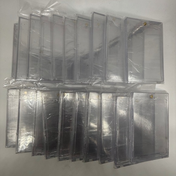 Lot of 20 Magnetic Acrylic Trading Card Holders UV Protection for Standard Size - Picture 1 of 6